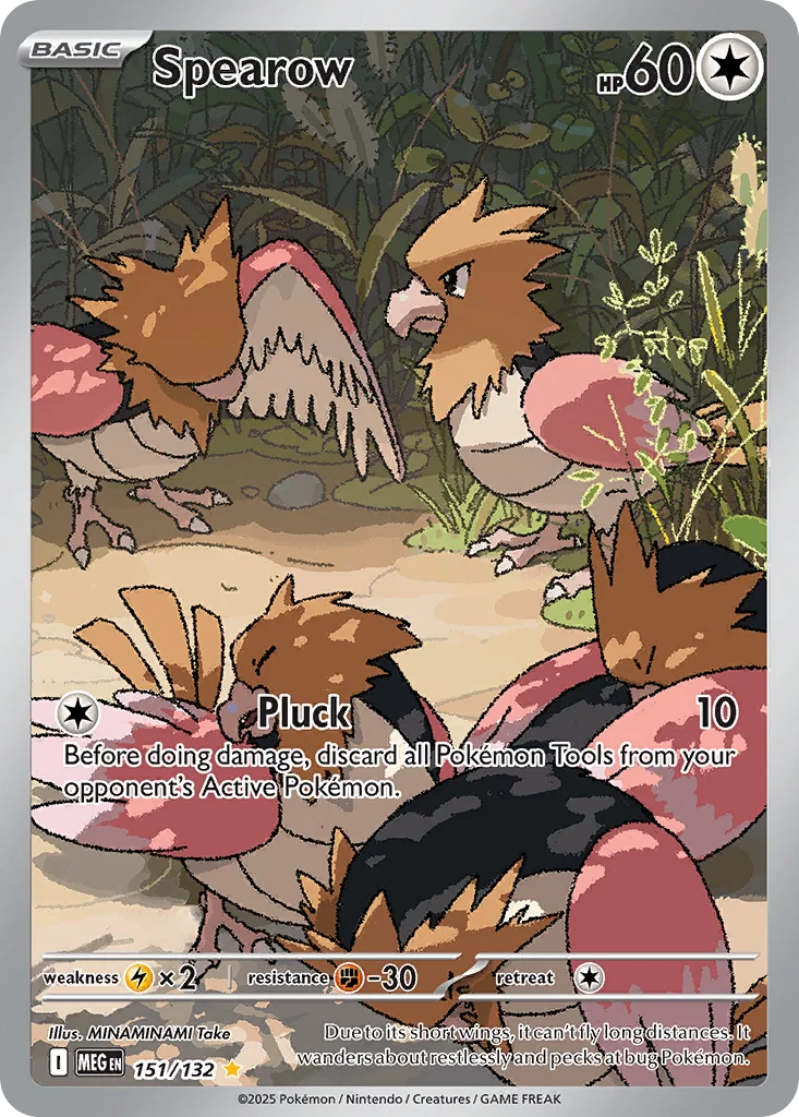 Spearow 151/132 Illustration rare
