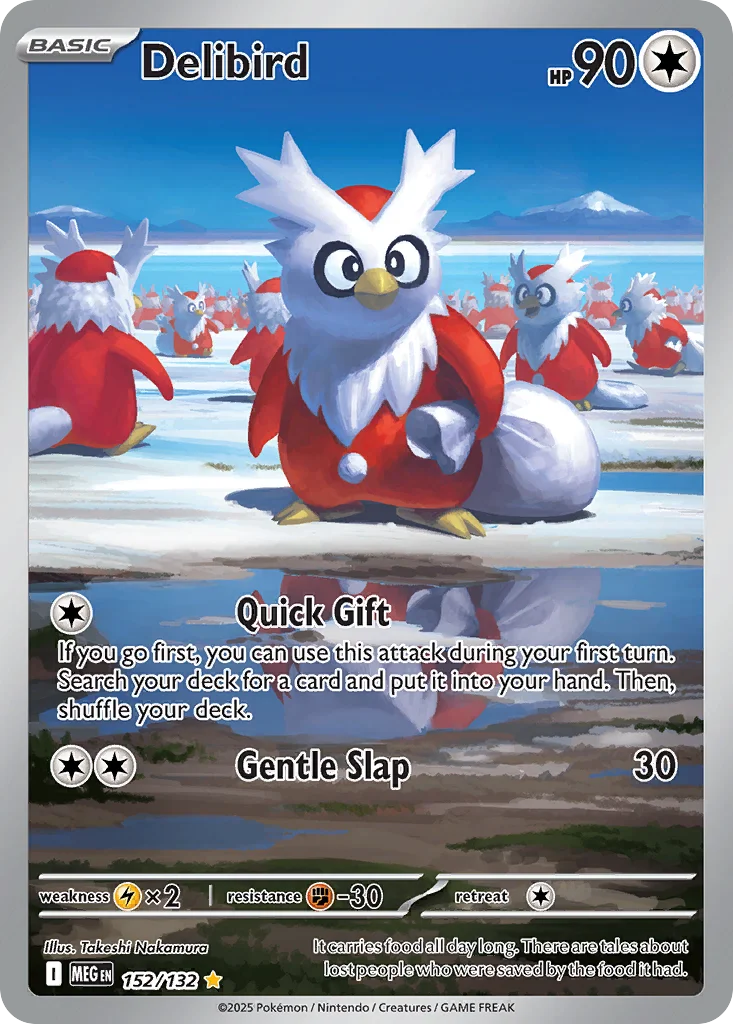 Delibird 152/132 Illustration rare