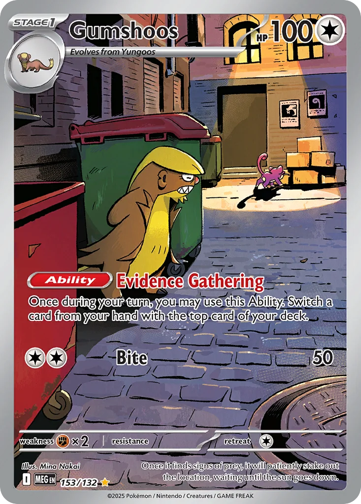 Gumshoos 153/132 Illustration rare