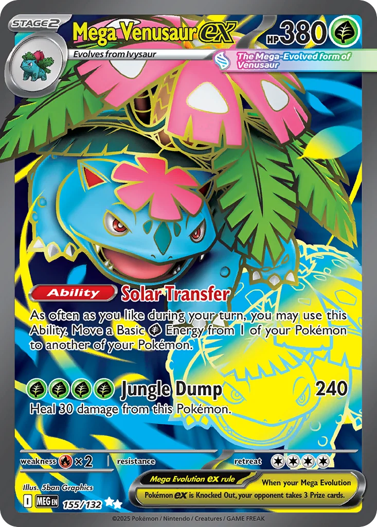 Mega Venusaur ex 155/132 Ultra rare