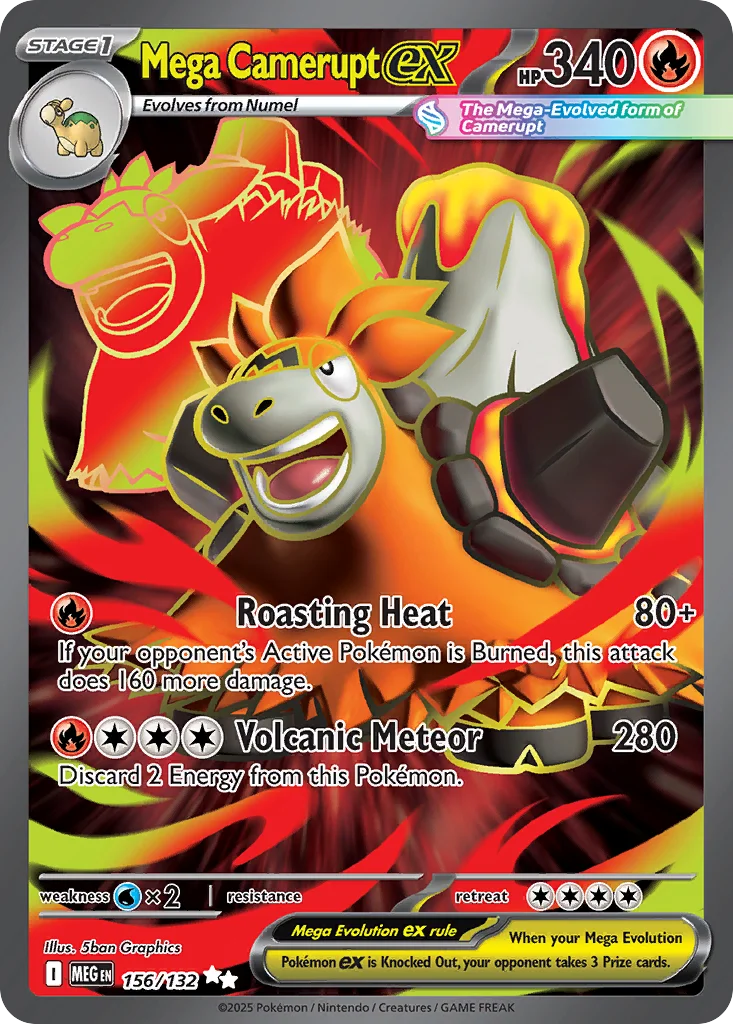 Mega Camerupt ex 156/132 Ultra rare
