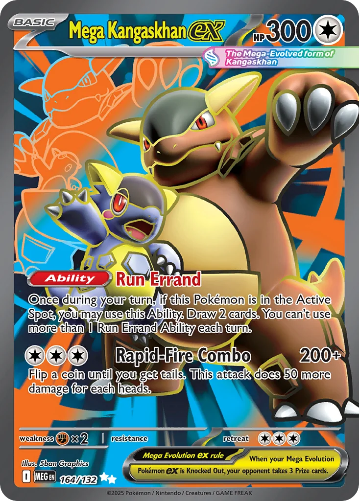 Mega Kangaskhan ex 164/132 Ultra rare