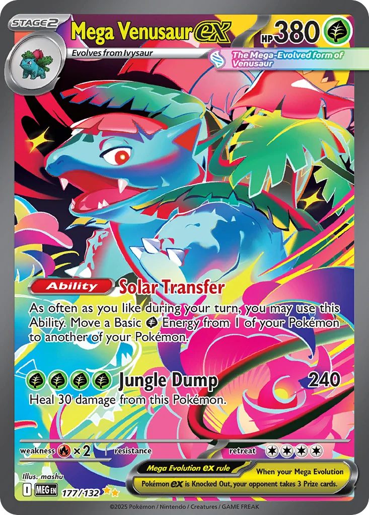 Mega Venusaur ex 177/132 Special illustration rare