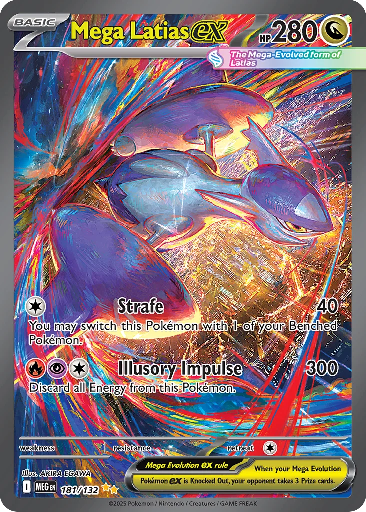 Mega Latias ex 181/132 Special illustration rare