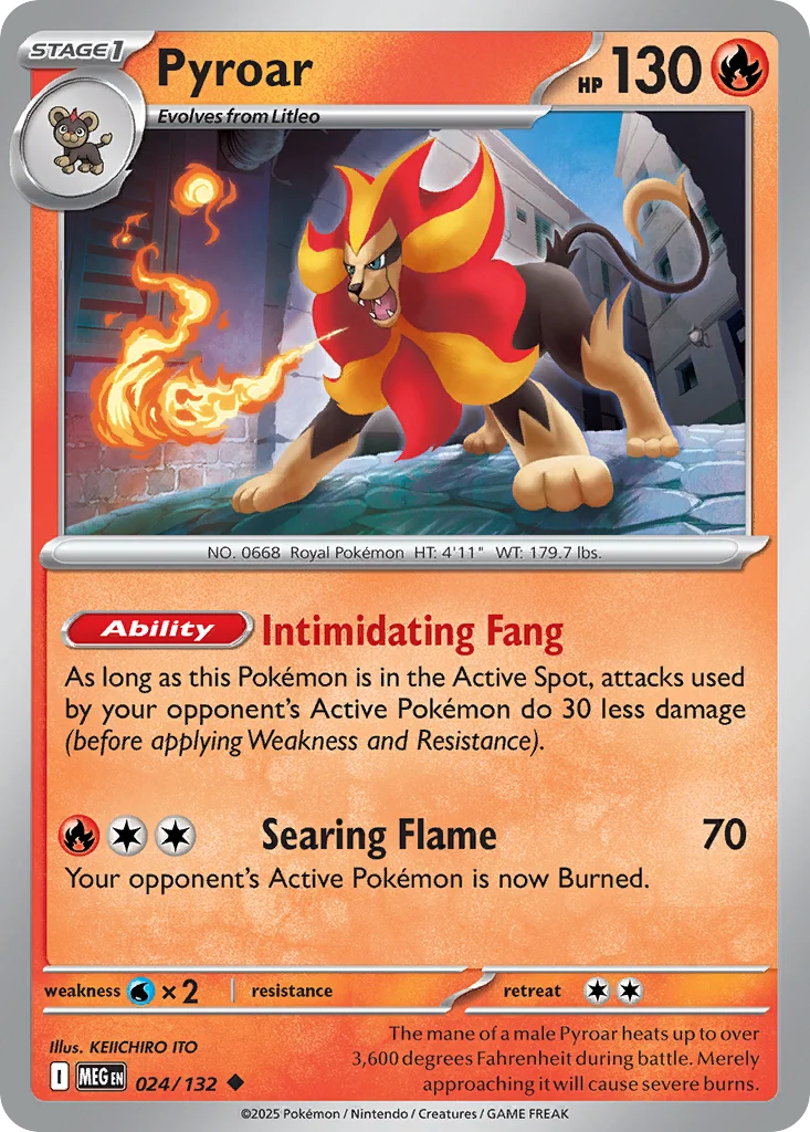 Pyroar 024/132 Uncommon