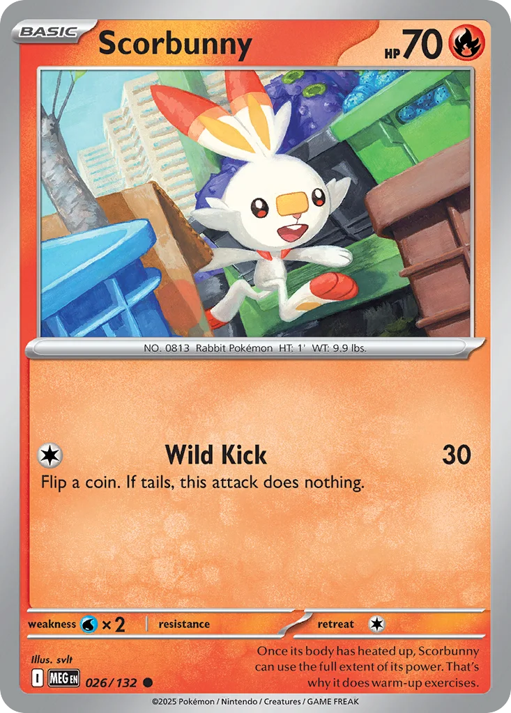 me1-26 Scorbunny 026/132 Common