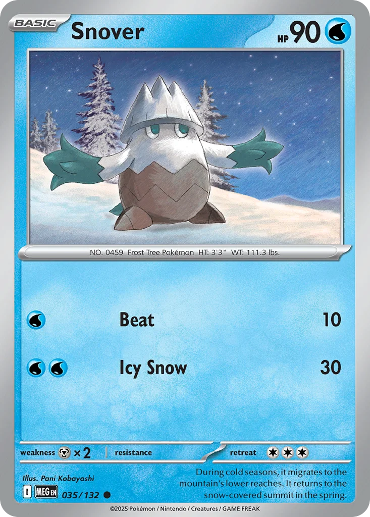 me1-35 Snover 035/132 Common