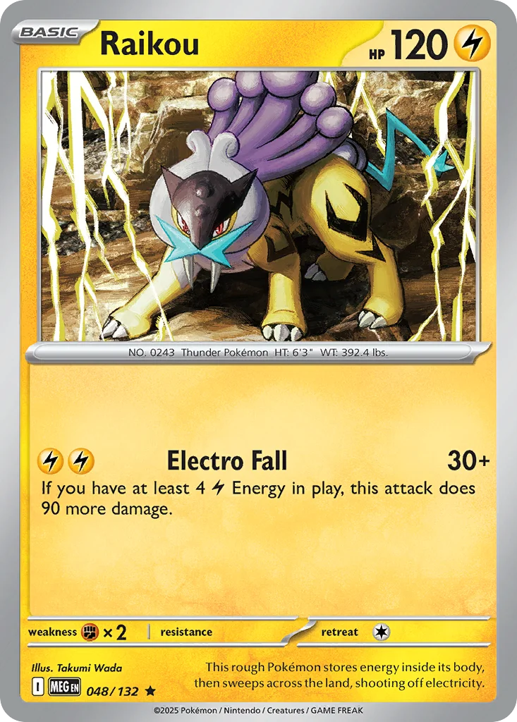 me1-48 Raikou 048/132 Rare