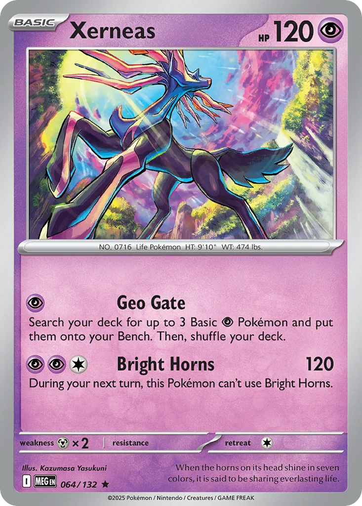 me1-64 Xerneas 064/132 Rare