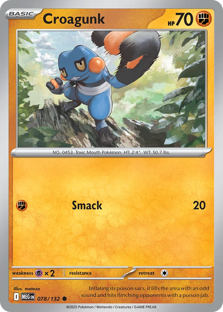 me1-78 Croagunk 078/132 Common