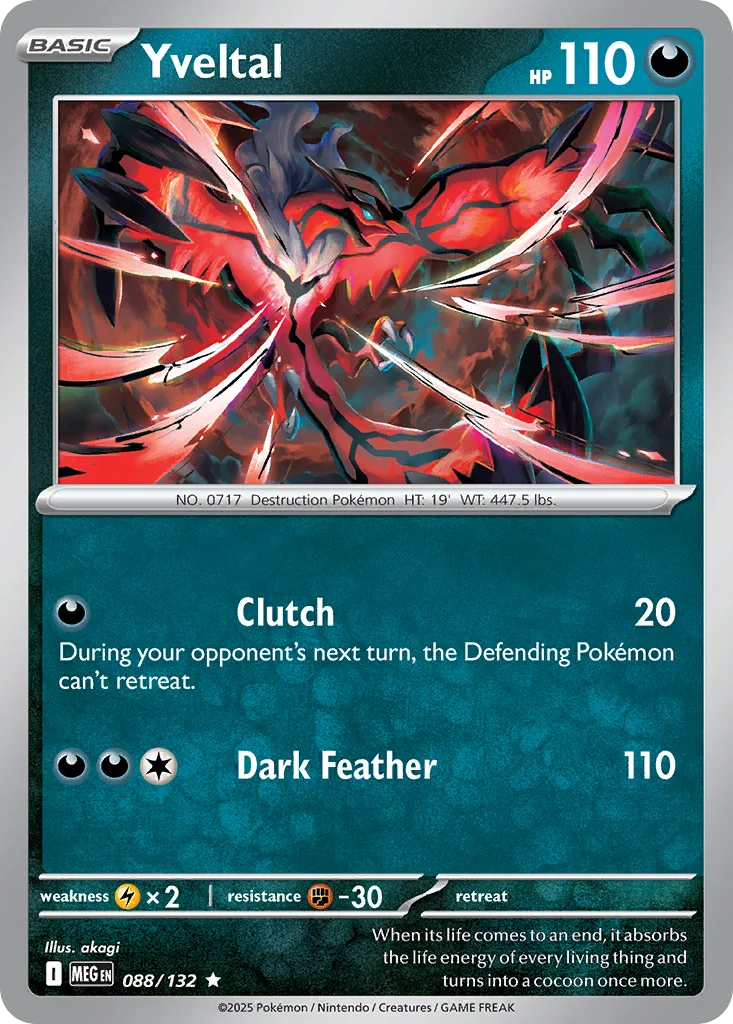 me1-88 Yveltal 088/132 Rare