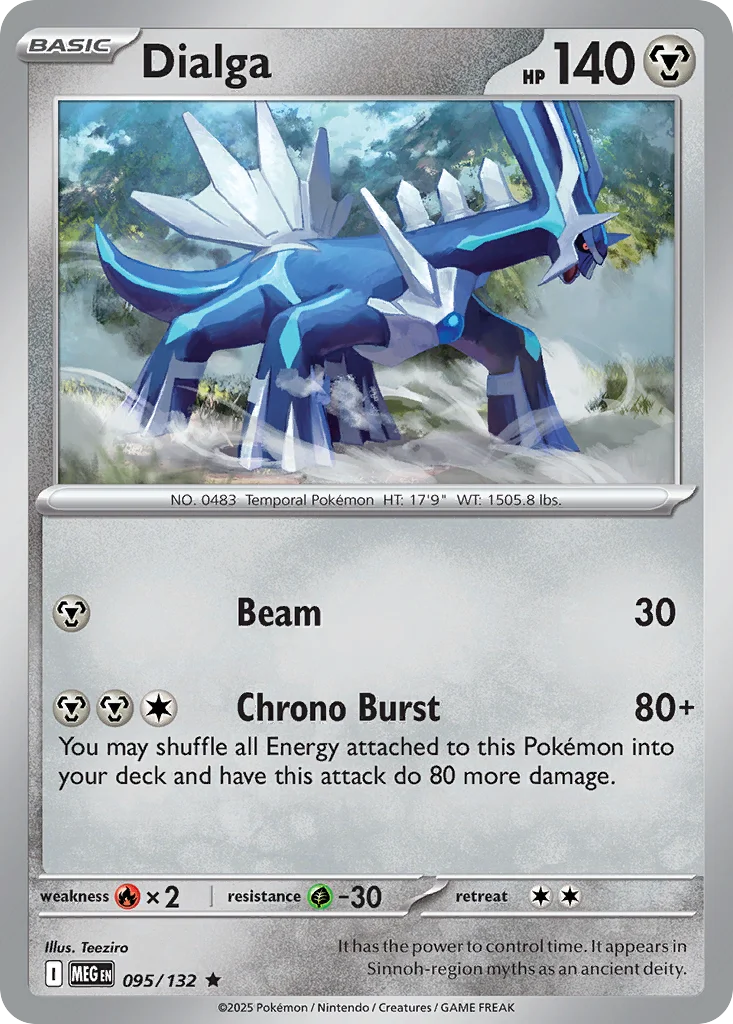 me1-95 Dialga 095/132 Rare