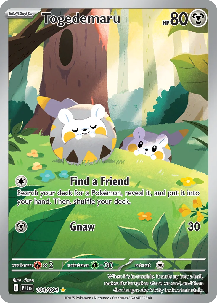 Togedemaru 104/094 Illustration rare