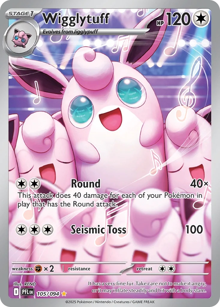 me2-105 Wigglytuff 105/094 Illustration rare