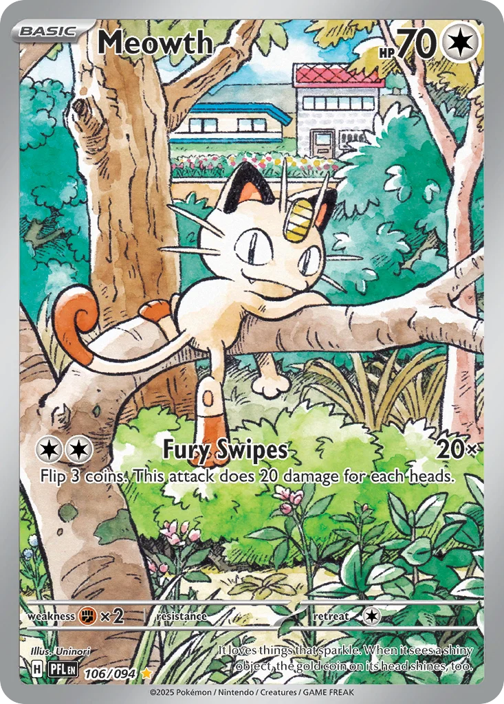 Meowth 106/094 Illustration rare