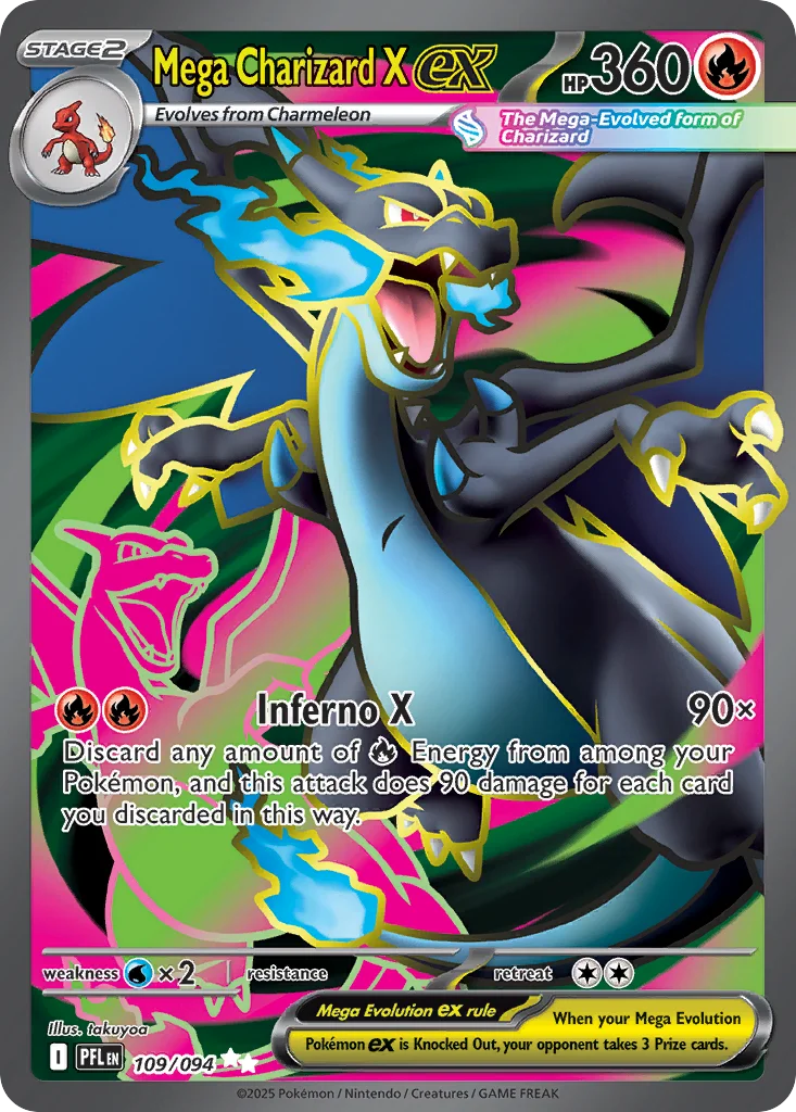 Mega Charizard X ex 109/094 Ultra rare