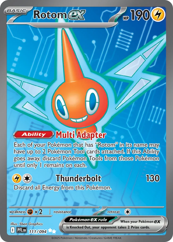 me2-111 Rotom ex 111/094 Ultra rare