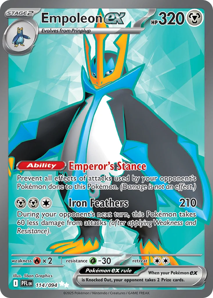 Empoleon ex 114/094 Ultra rare