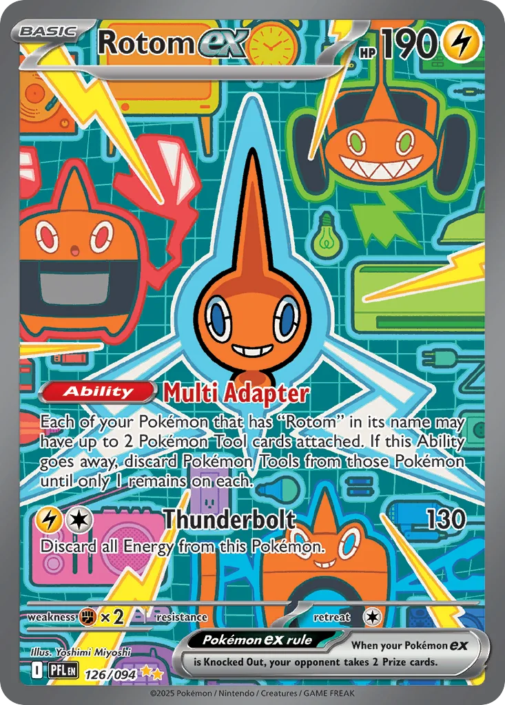 Rotom ex 126/094 Special illustration rare