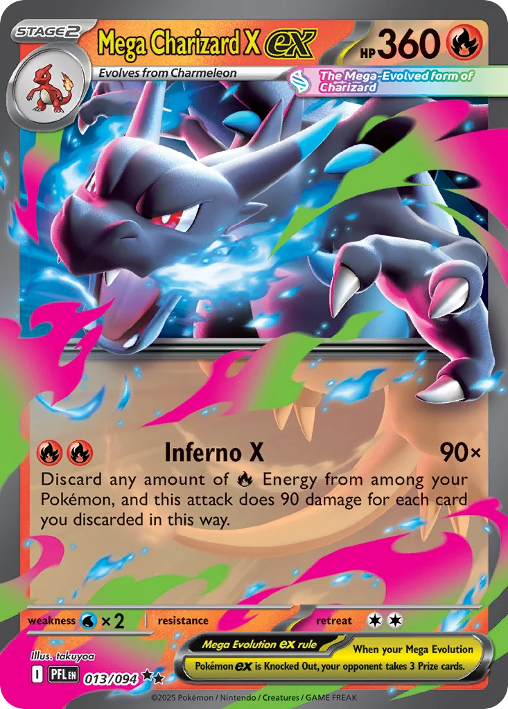 Mega Charizard X ex 013/094 Double rare