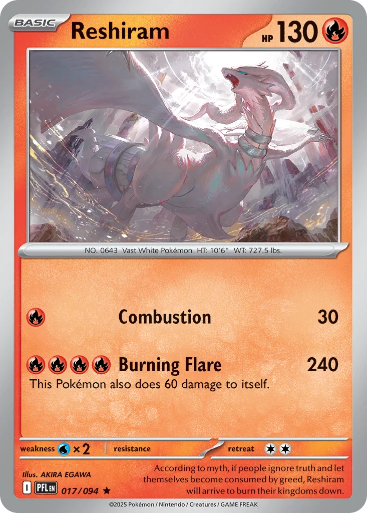 Reshiram 017/094 Rare