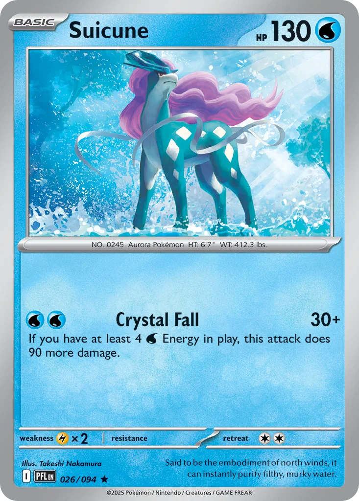 Suicune 026/094 Rare