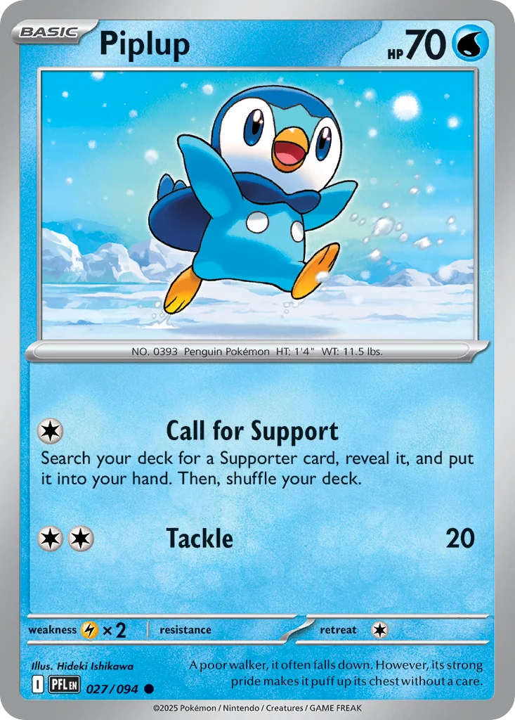 Piplup 027/094 Common