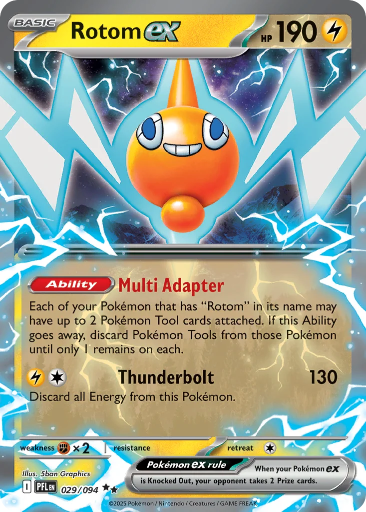 me2-29 Rotom ex 029/094 Double rare