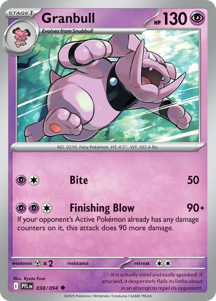 me2-38 Granbull 038/094 Uncommon