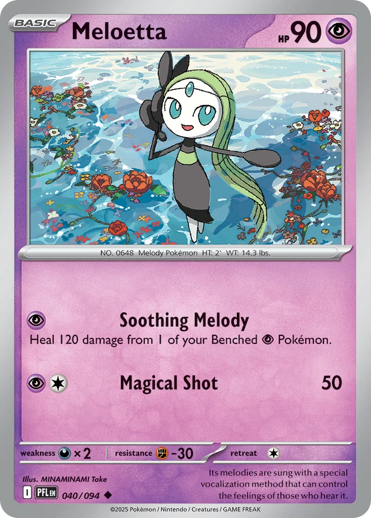 me2-40 Meloetta 040/094 Uncommon