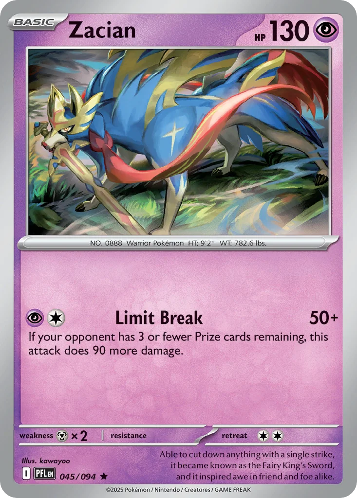 me2-45 Zacian 045/094 Rare