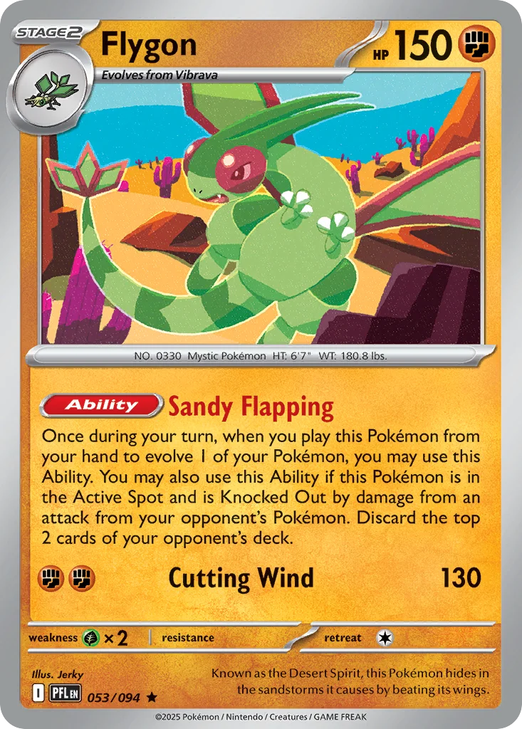 Flygon 053/094 Rare