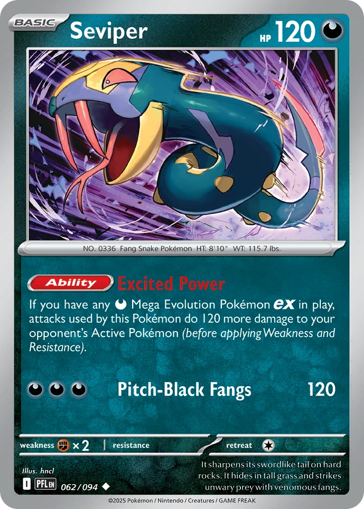 Seviper 062/094 Uncommon