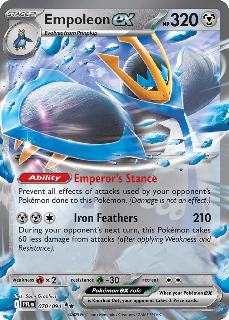 Empoleon ex 070/094 Double rare
