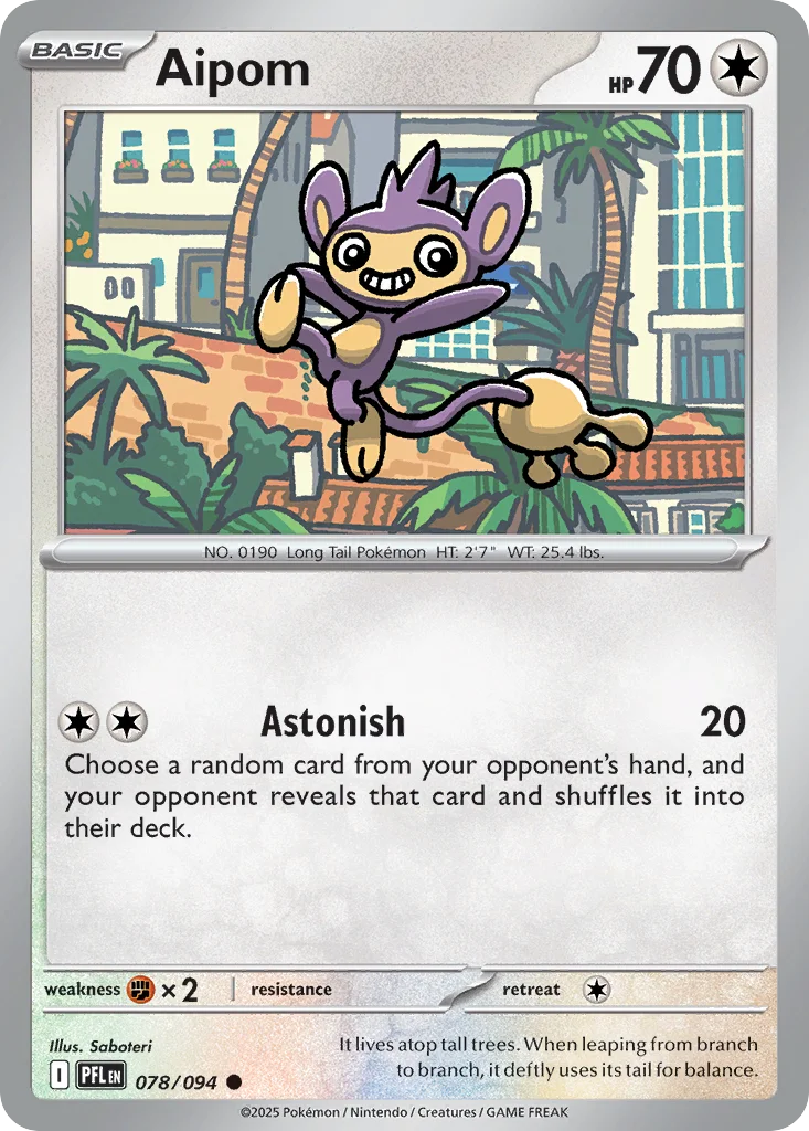 Aipom 078/094 Common
