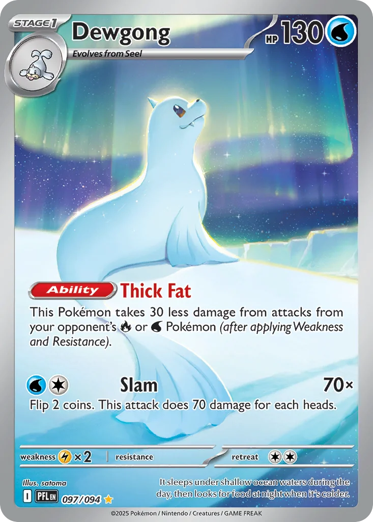 Dewgong 097/094 Illustration rare