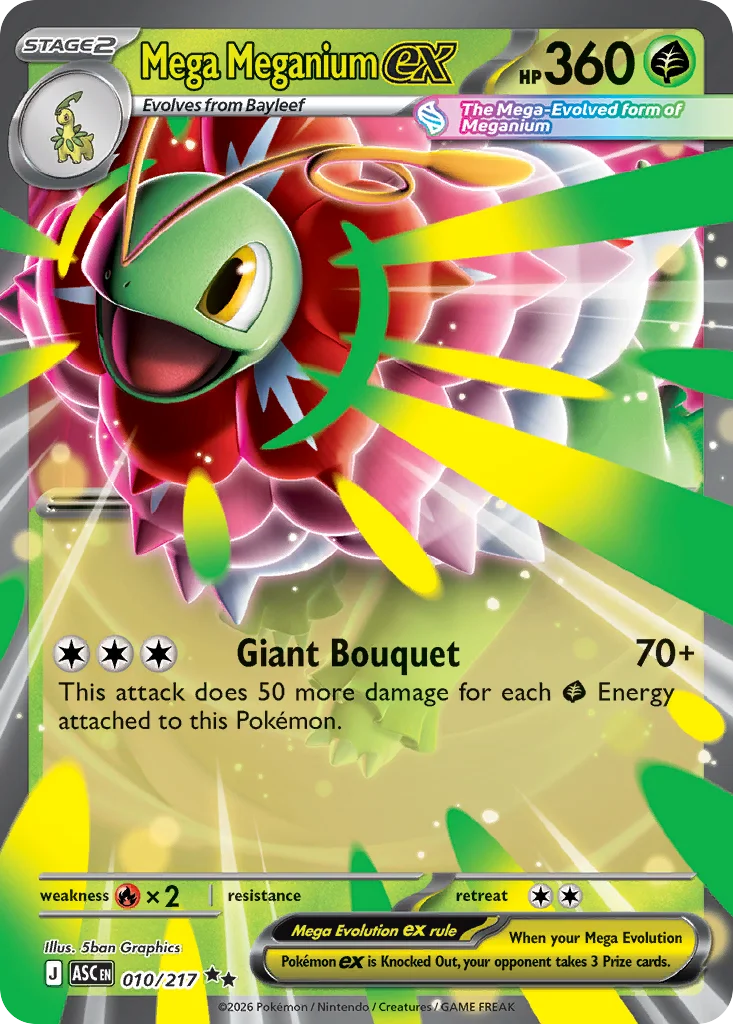 Mega Meganium ex 010/217 Double rare