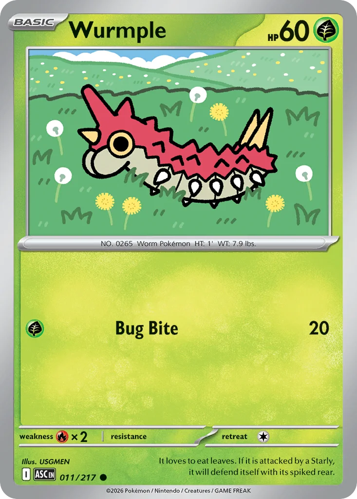 me2pt5-11 Wurmple 011/217 Common