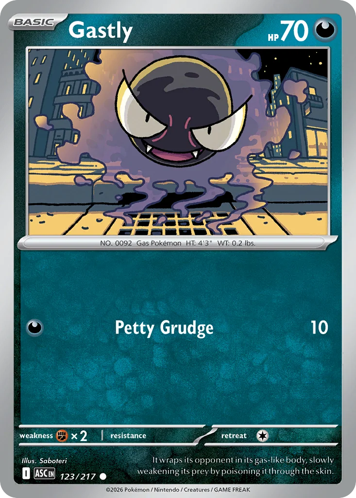 me2pt5-123 Gastly 123/217 Common