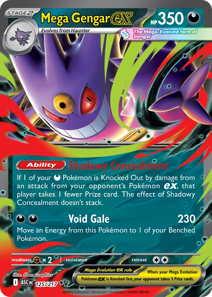 Mega Gengar ex 125/217 Double rare