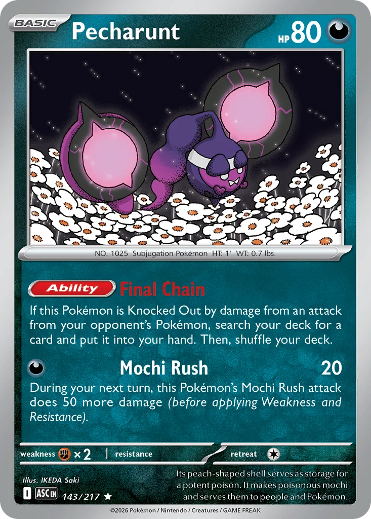 me2pt5-143 Pecharunt 143/217 Rare