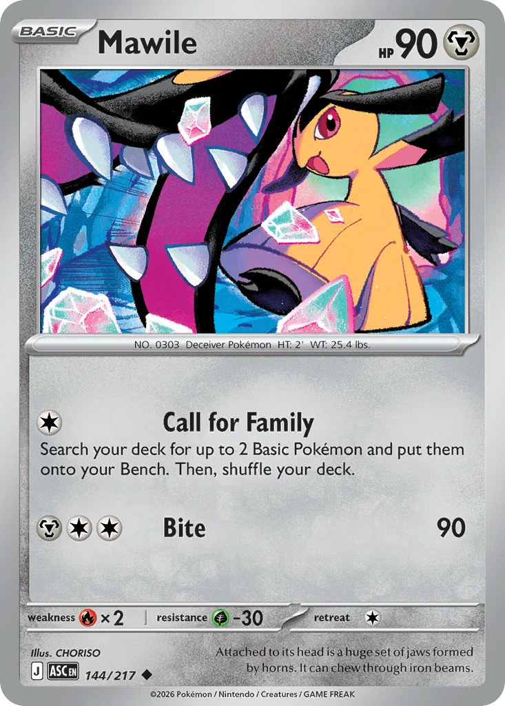 Mawile 144/217 Uncommon