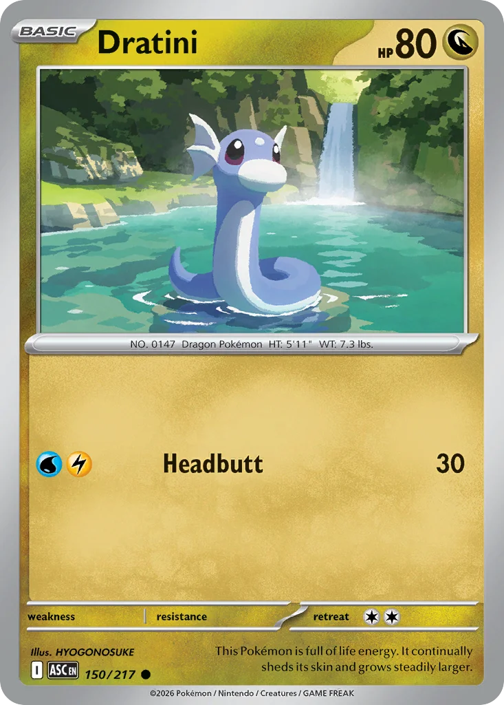 me2pt5-150 Dratini 150/217 Common
