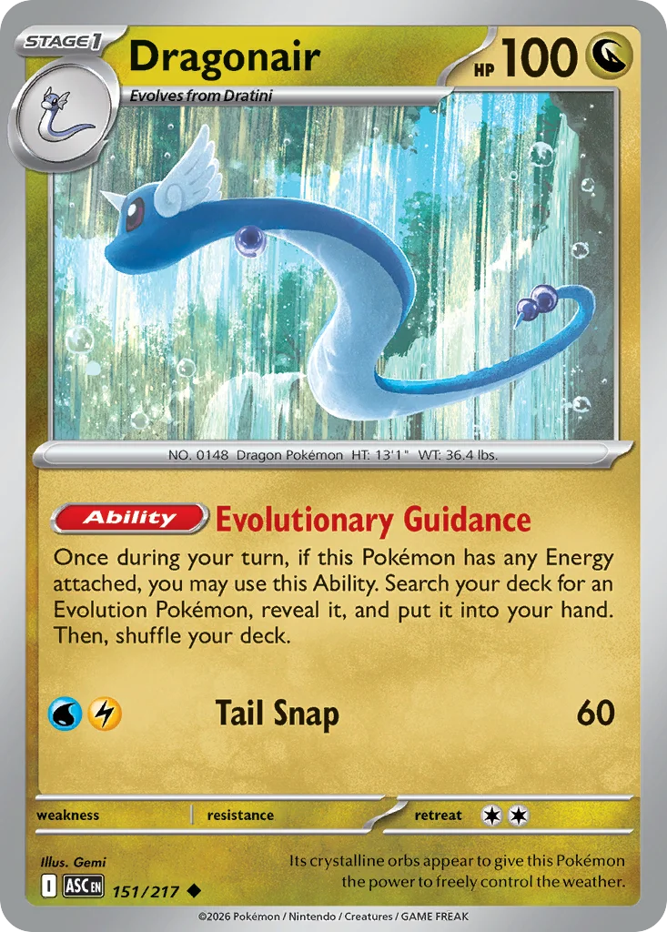Dragonair 151/217 Uncommon