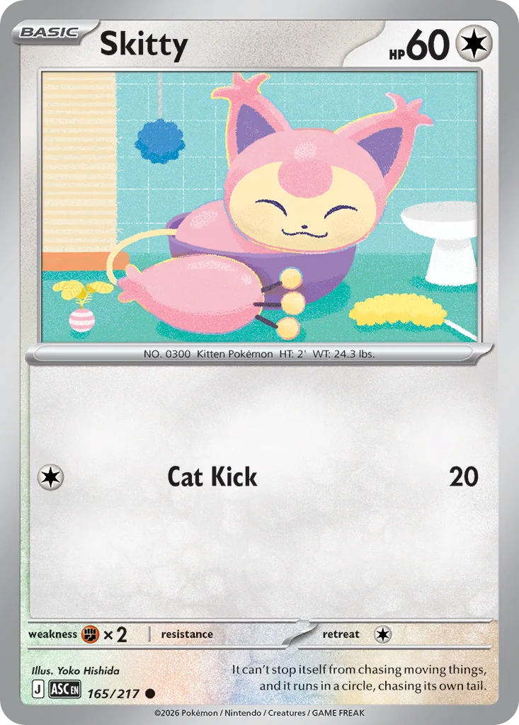 me2pt5-165 Skitty 165/217 Common
