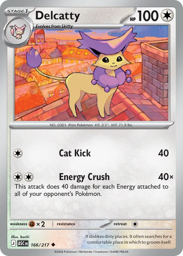 me2pt5-166 Delcatty 166/217 Uncommon