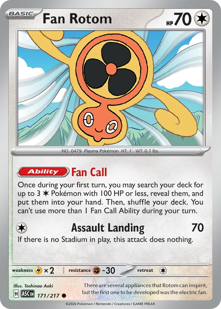 me2pt5-171 Fan Rotom 171/217 Common
