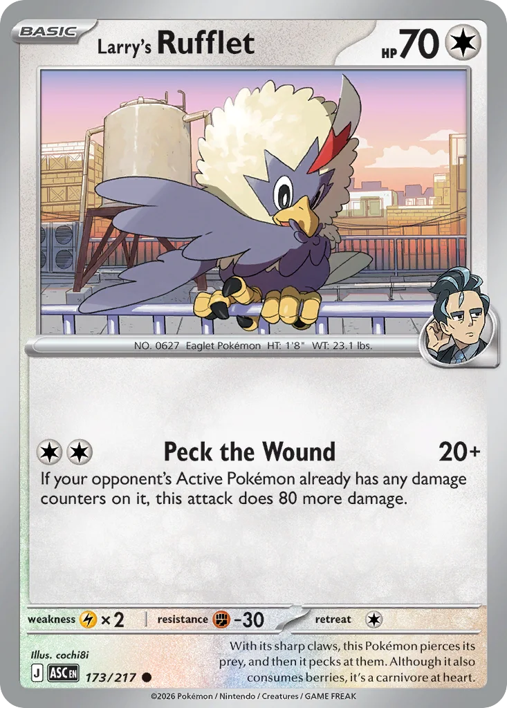 me2pt5-173 Larry's Rufflet 173/217 Common
