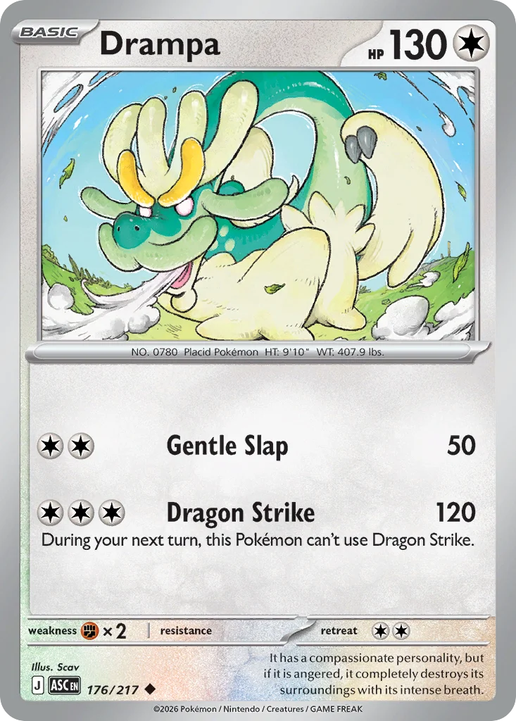 me2pt5-176 Drampa 176/217 Uncommon