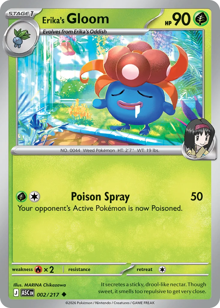me2pt5-2 Erika's Gloom 002/217 Uncommon